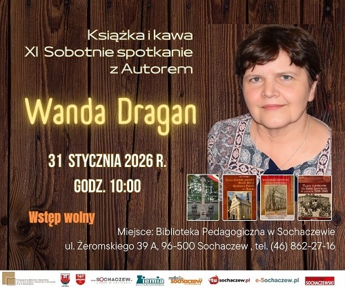 Książka i kawa. XI Sobotnie spotkanie z Autorem. Wanda Dragan